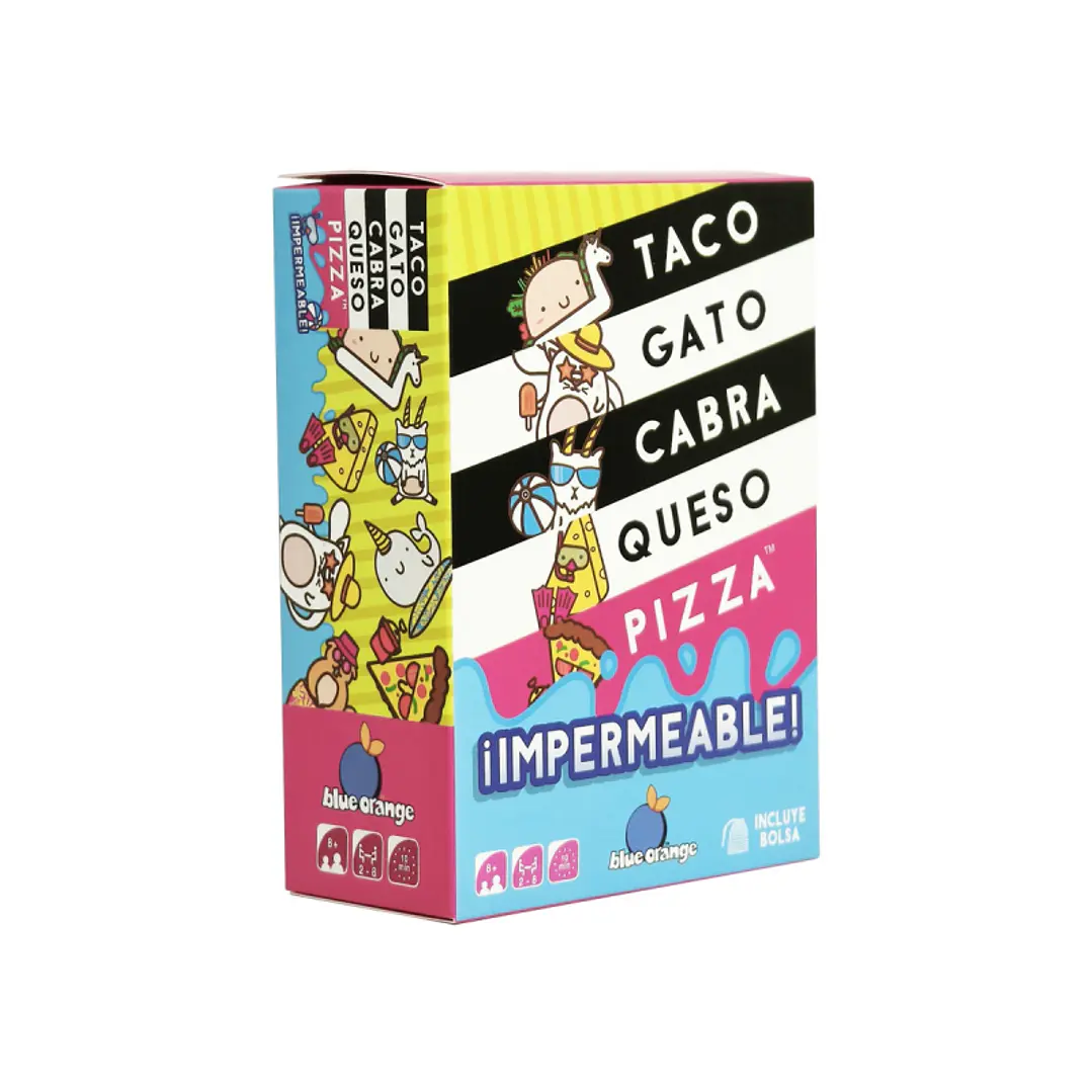 Taco Gato Cabra Queso Pizza Impermeable! 1
