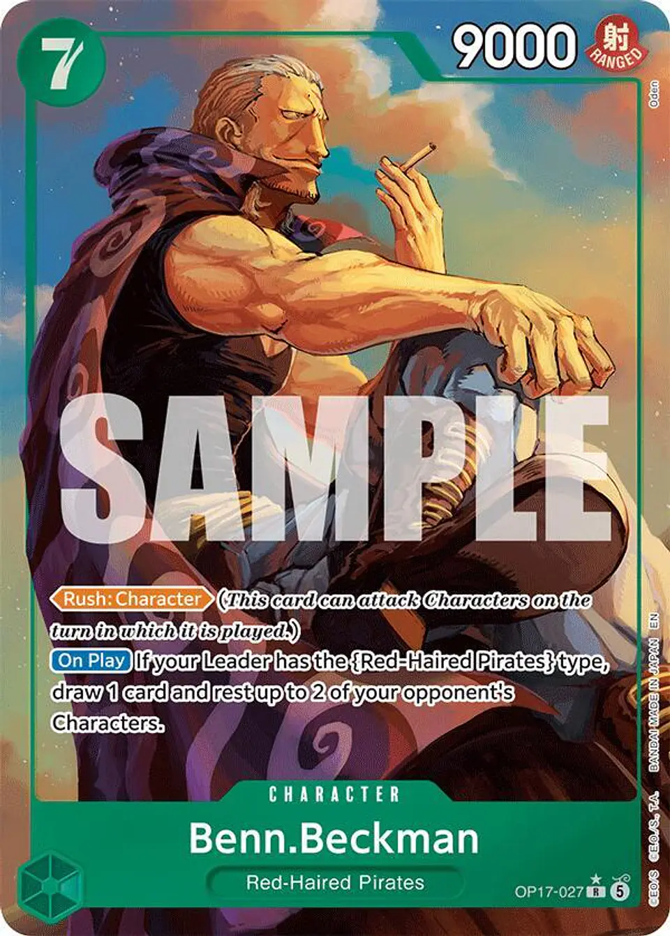 Benn.Beckman (Alternate Art) - The World's Strongest Warriors (OP17) 1