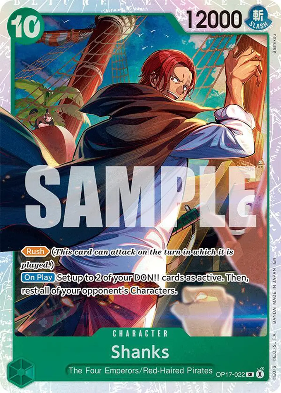 Shanks (022) - The World's Strongest Warriors (OP17) 1