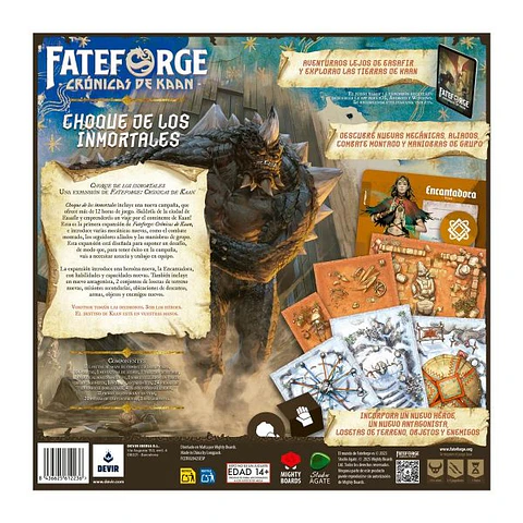 Fateforge Cronicas de Kaan - Choque de los inmortales