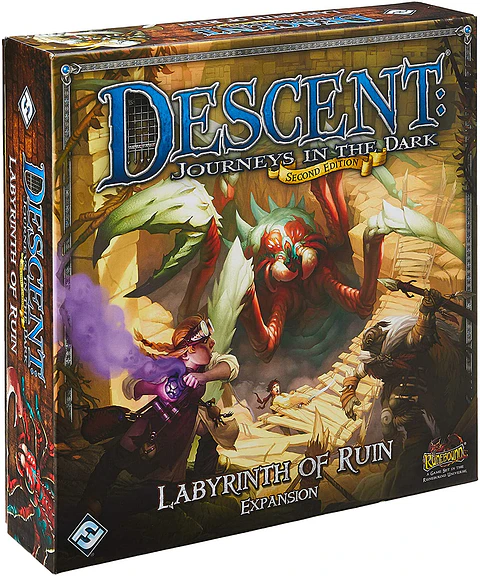 Descent 2da Edición Expansión: Laberinto En Ruinas - Juego de Mesa - (INGLÉS)