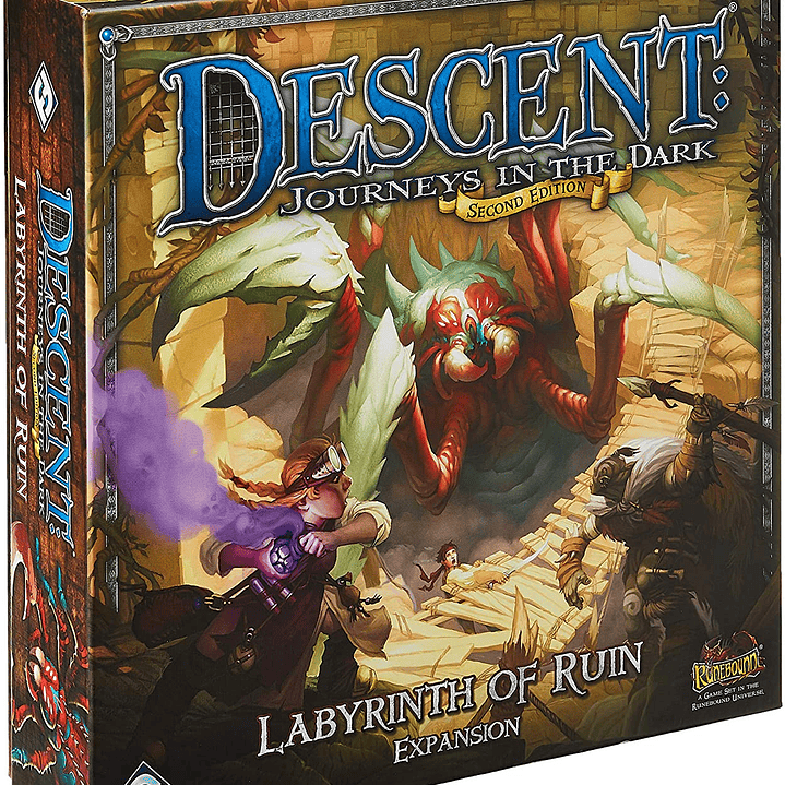 Descent 2da Edición Expansión: Laberinto En Ruinas - Juego de Mesa - (INGLÉS) 1