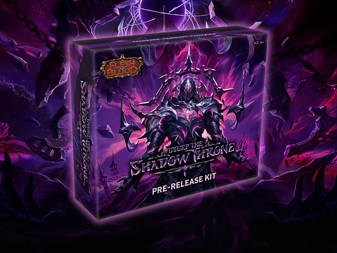 Flesh and Blood TCG - Pre release kit Usurp the Shadow Throne - Inglés