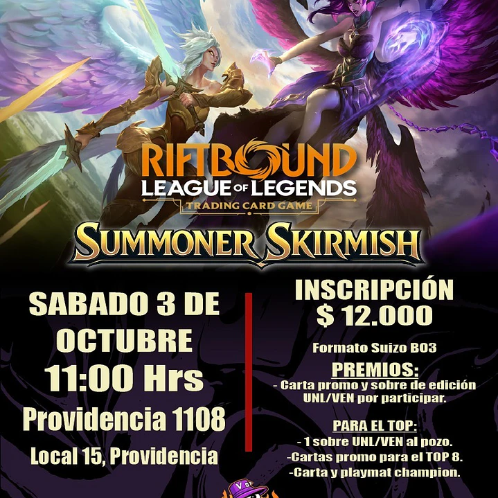 Inscripción Evento Riftbound - Summoner Skirmish Sabado 03 de Octubre del 2026 1