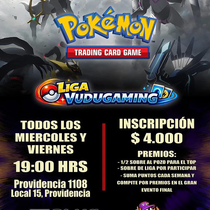 Evento - Liga Pokémon TCG - Todos los Miércoles y Viernes - 19:00 hrs 1