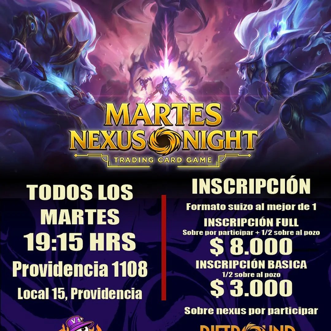 Evento - Riftbound Nexus Night- Todos los Martes - 19:15 hrs 1