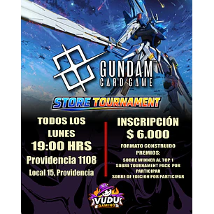 Evento - Torneo Gundam TCG - Todos los Lunes - 19:00 hrs