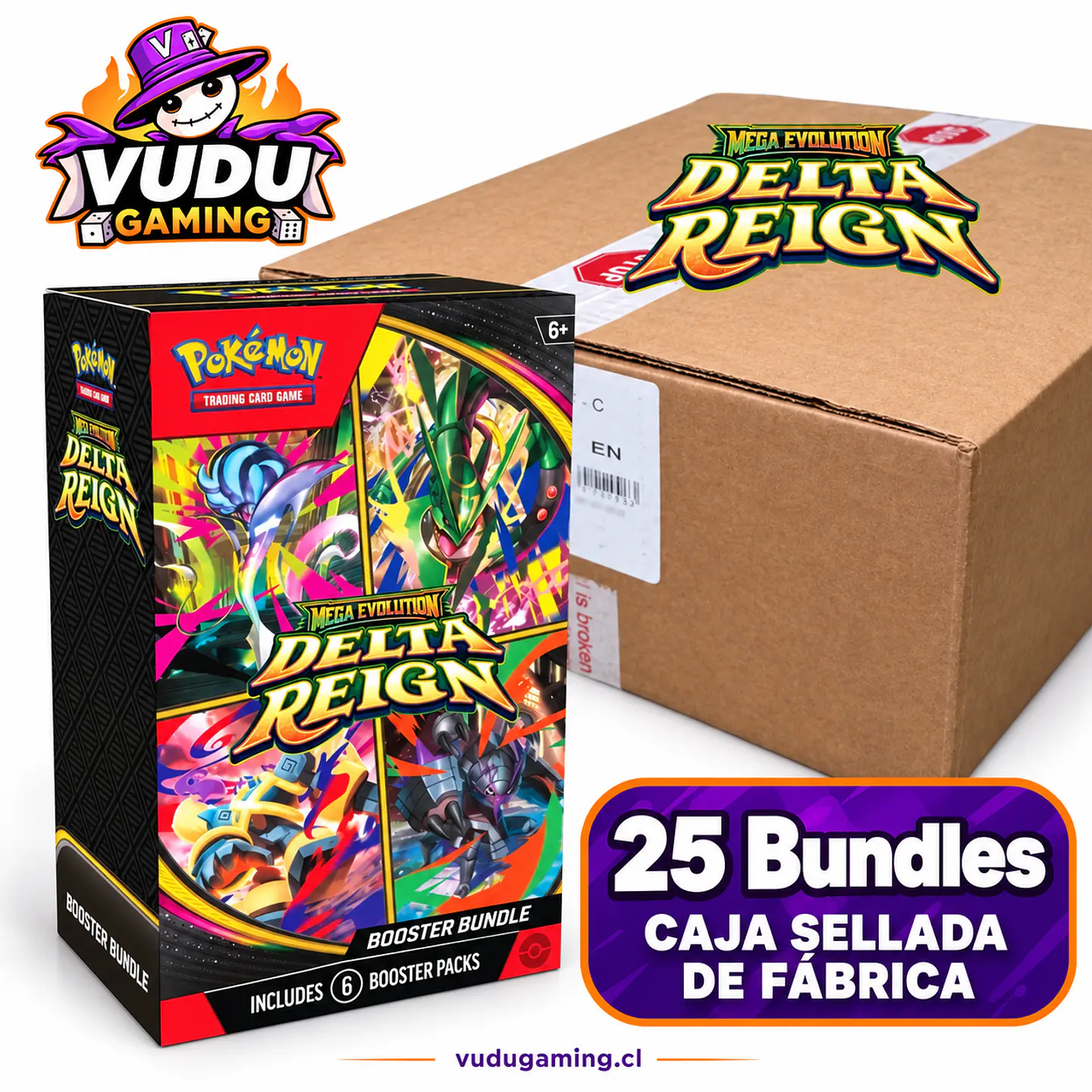 Preventa - Pokemon Delta Reign - Booster Bundle - Case Sellado - Inglés 1