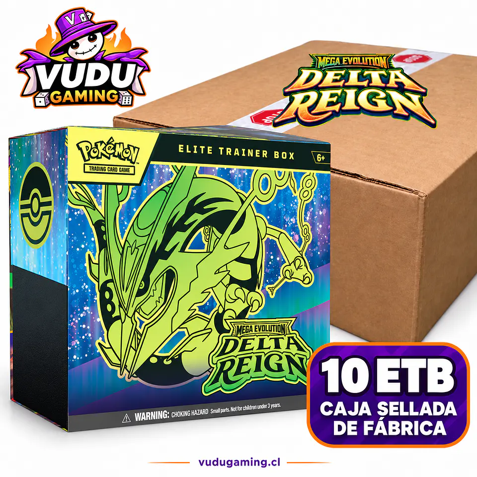 Preventa - Pokemon Delta Reign - Elite Trainer Box - Case Sellado - Inglés 1