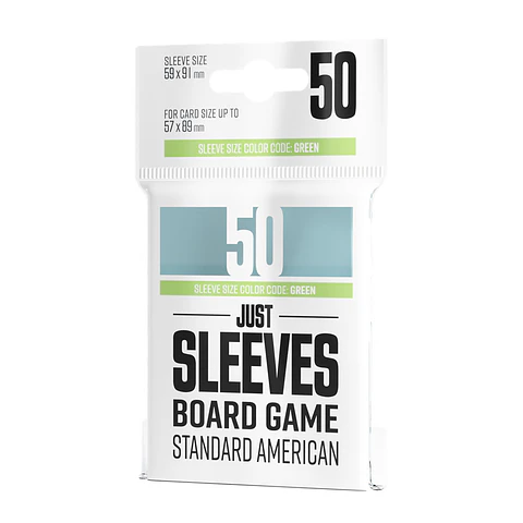 Just Sleeves Standard American - 50und 58x91mm - Verde