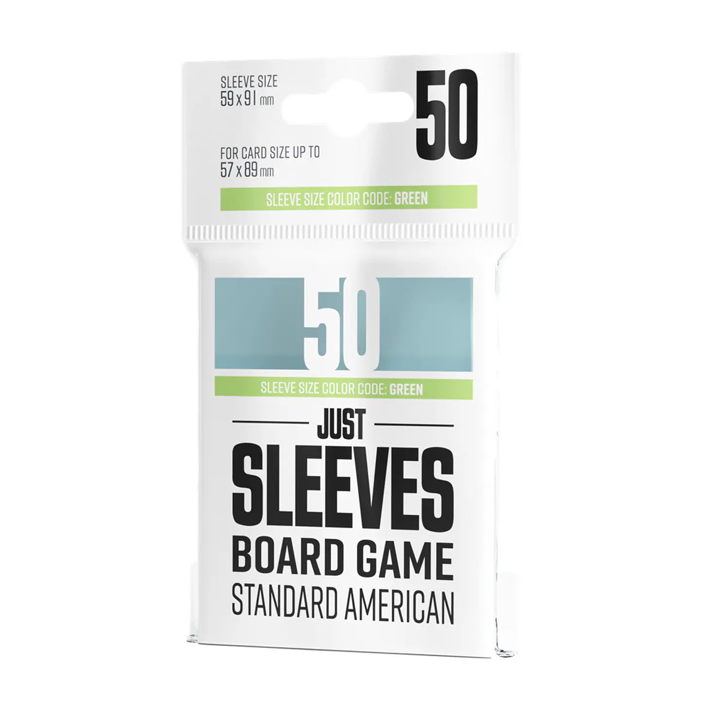 Just Sleeves Standard American - 50und 58x91mm - Verde 1