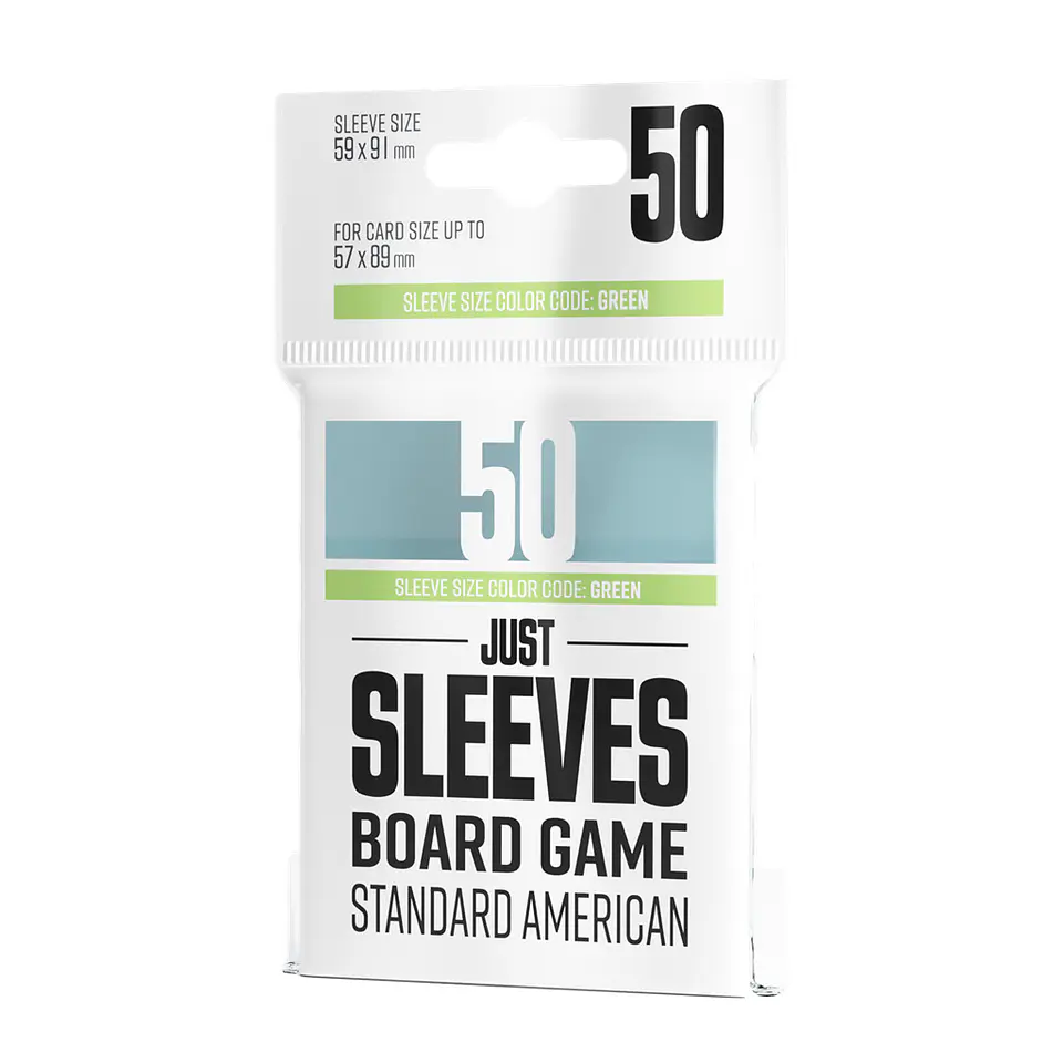 Just Sleeves Standard American - 50und 58x91mm - Verde 1