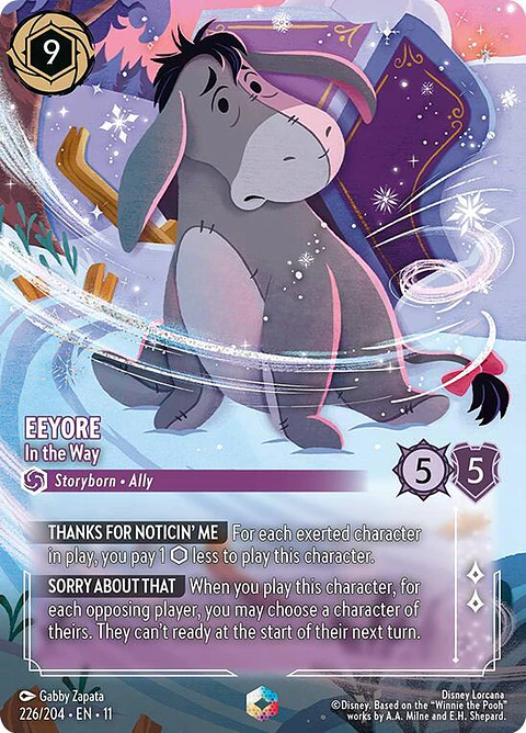 Lorcana TCG - Eeyore - In the Way (Enchanted) - Winterspell (11)