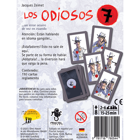 Los Odiosos 7 - Juego de Mesa - (Español)