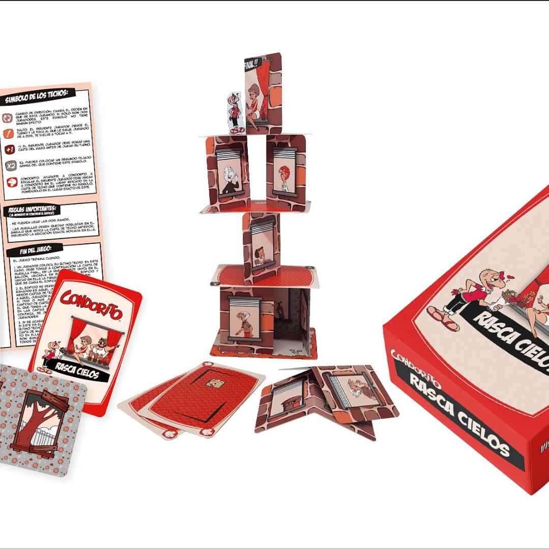 Rasca Cielos - Condorito - Juego de Mesa - Español 2