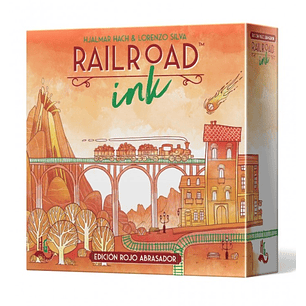 Railroad Ink Edición Rojo Abrasador - Juego de Mesa - Español