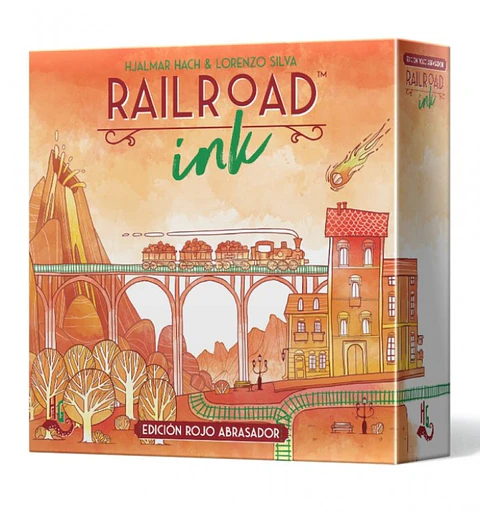 Railroad Ink Edición Rojo Abrasador - Juego de Mesa - Español