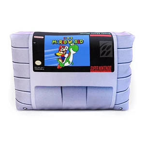 Cojín Cartucho Snes Super Mario World 30x20cm