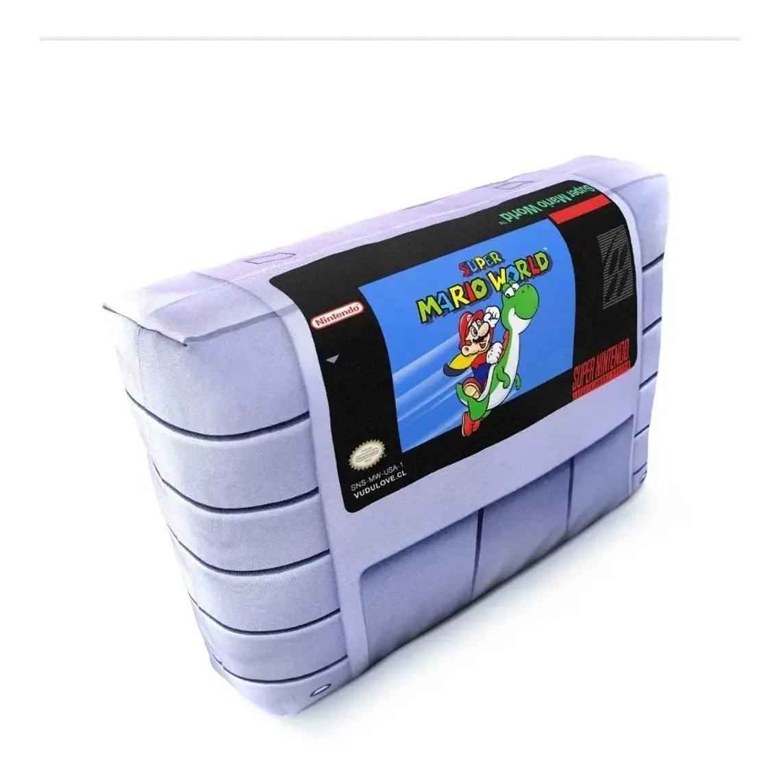 Cojín Cartucho Snes Super Mario World 30x20cm 2