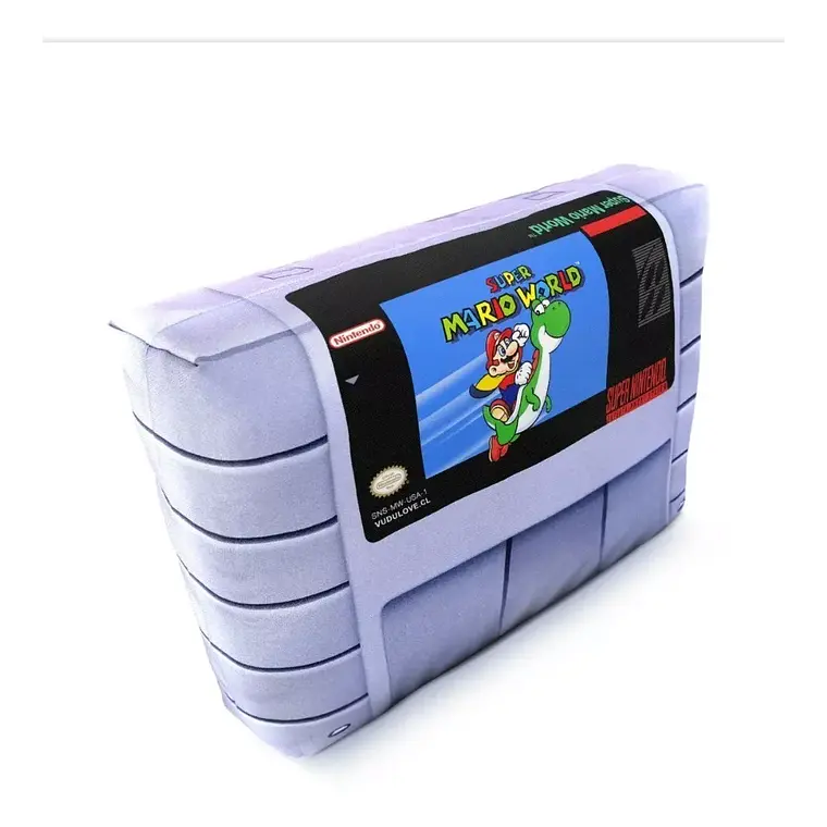 Cojín Cartucho Snes Super Mario World 30x20cm 2