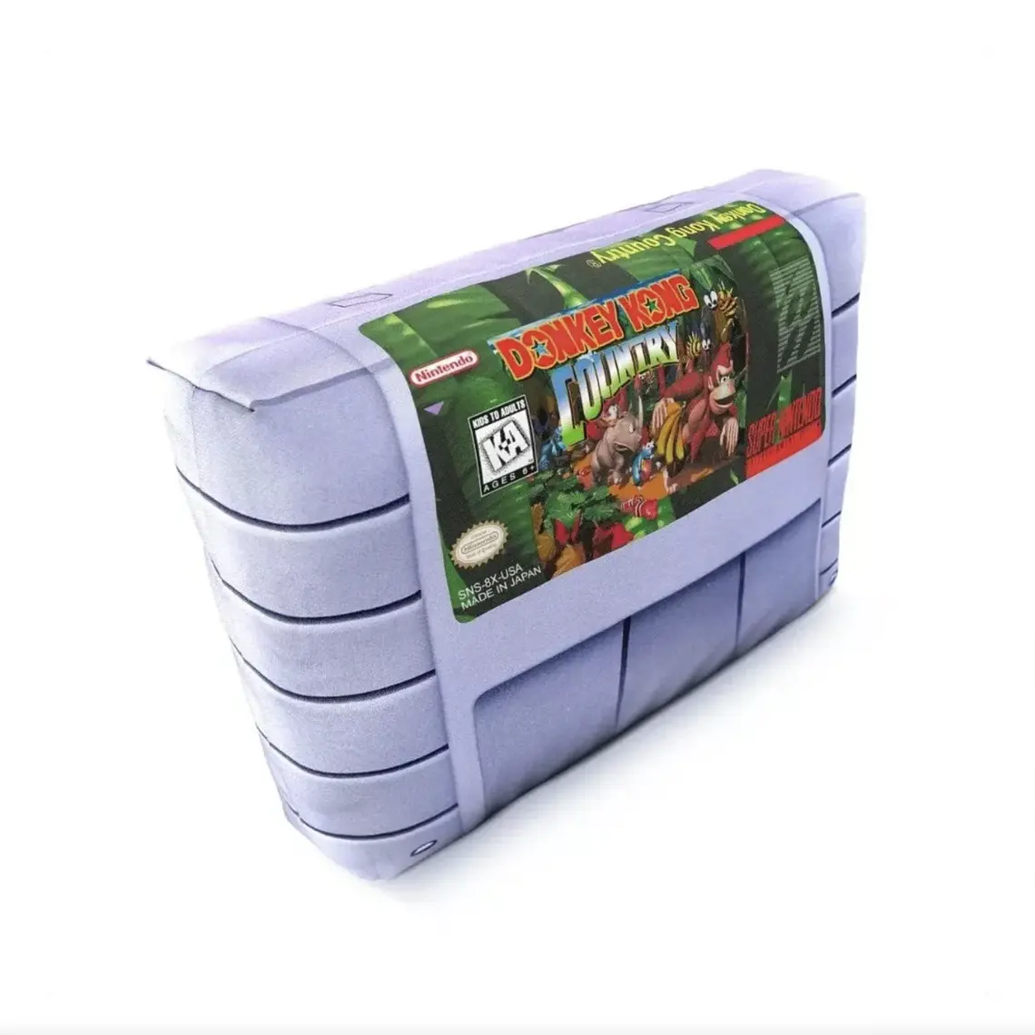 Cojín Cartucho Snes Donkey Kong Country 30x20cm 2