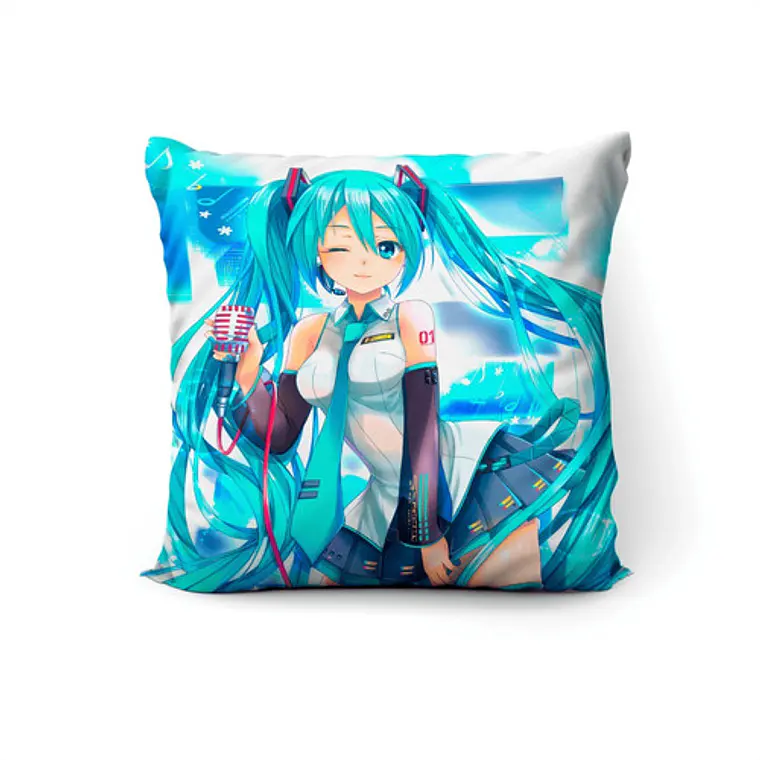 Cojín Vocaloid Hatsune Miku 45x45cm Vudú Love  1