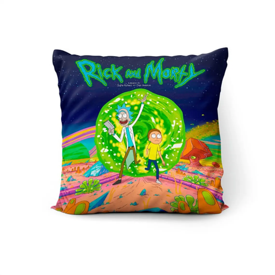 Cojín Rick Y Morty 45x45cm Vudú Love  1