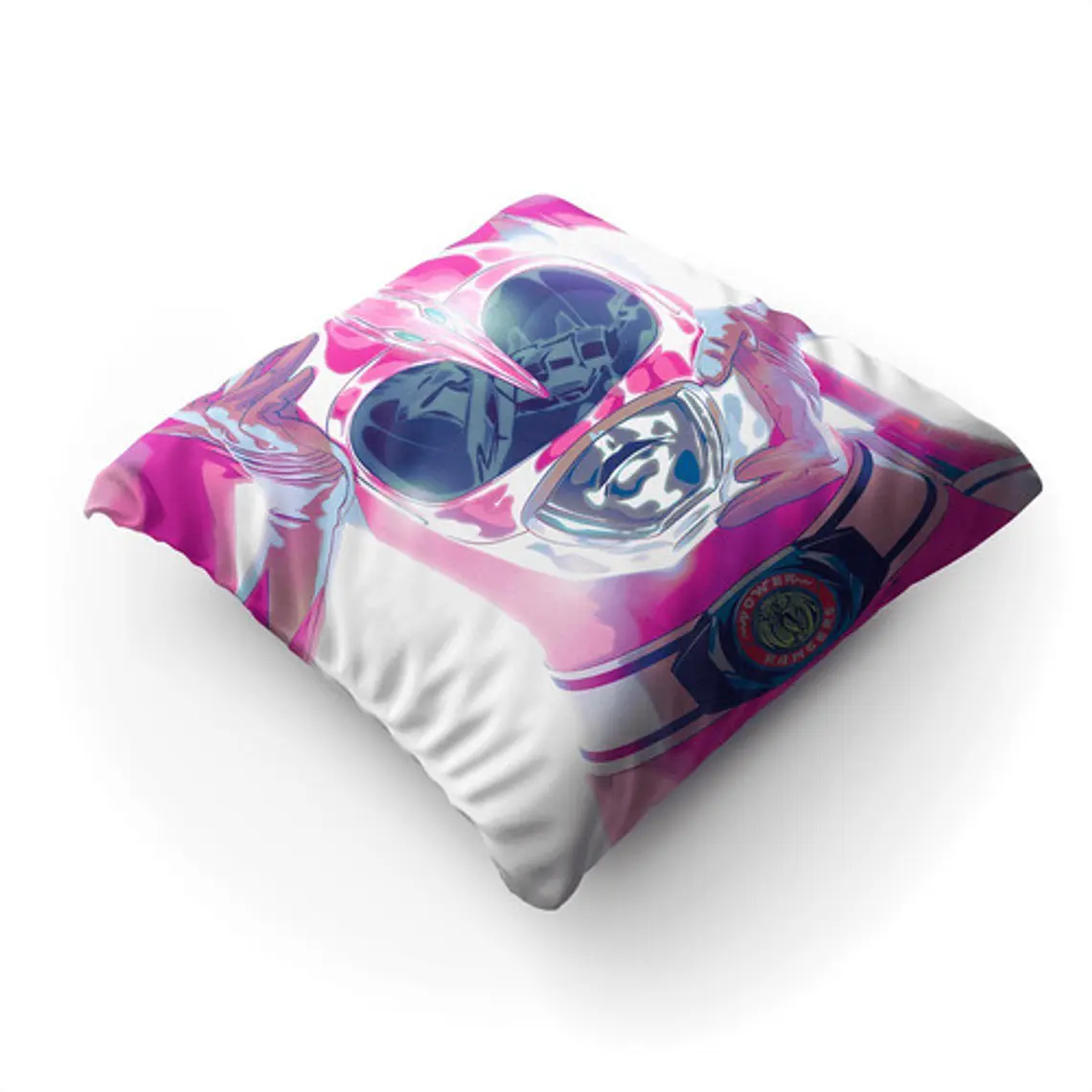 Cojín Power Rangers : Ranger Rosa 45x45cm Vudú Love  2