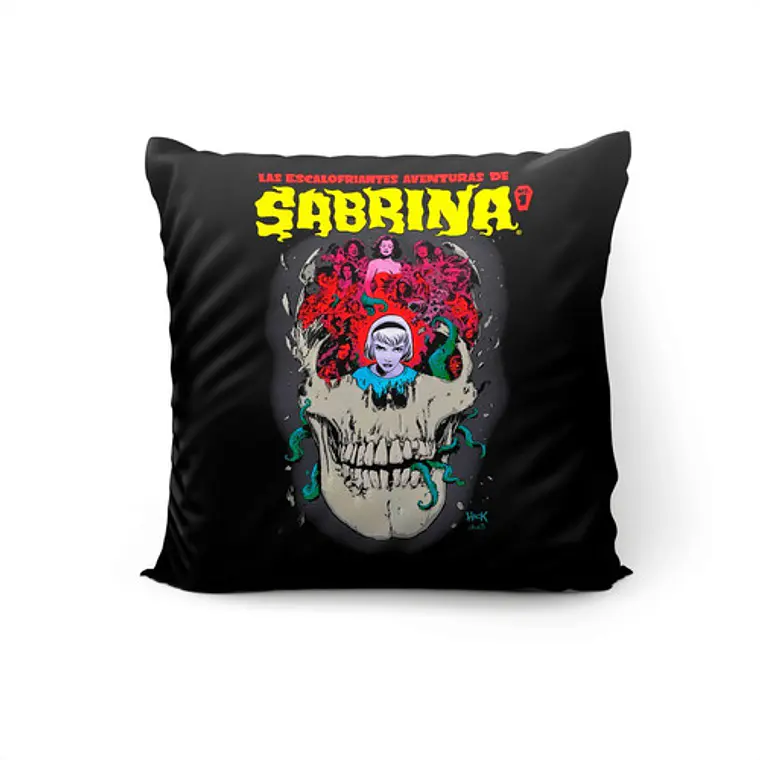 Cojín Escalofriantes Aventuras De Sabrina 45x45cm Vudú Love  1