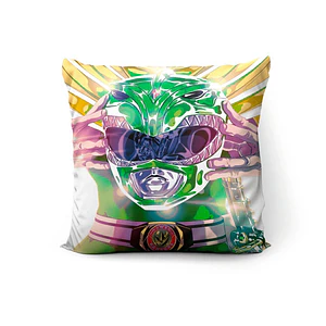 Cojín Power Rangers : Ranger Verde 45x45cm Vudú Love 
