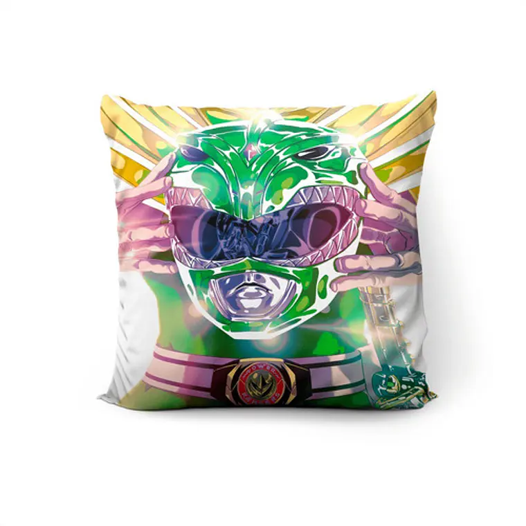 Cojín Power Rangers : Ranger Verde 45x45cm Vudú Love  1