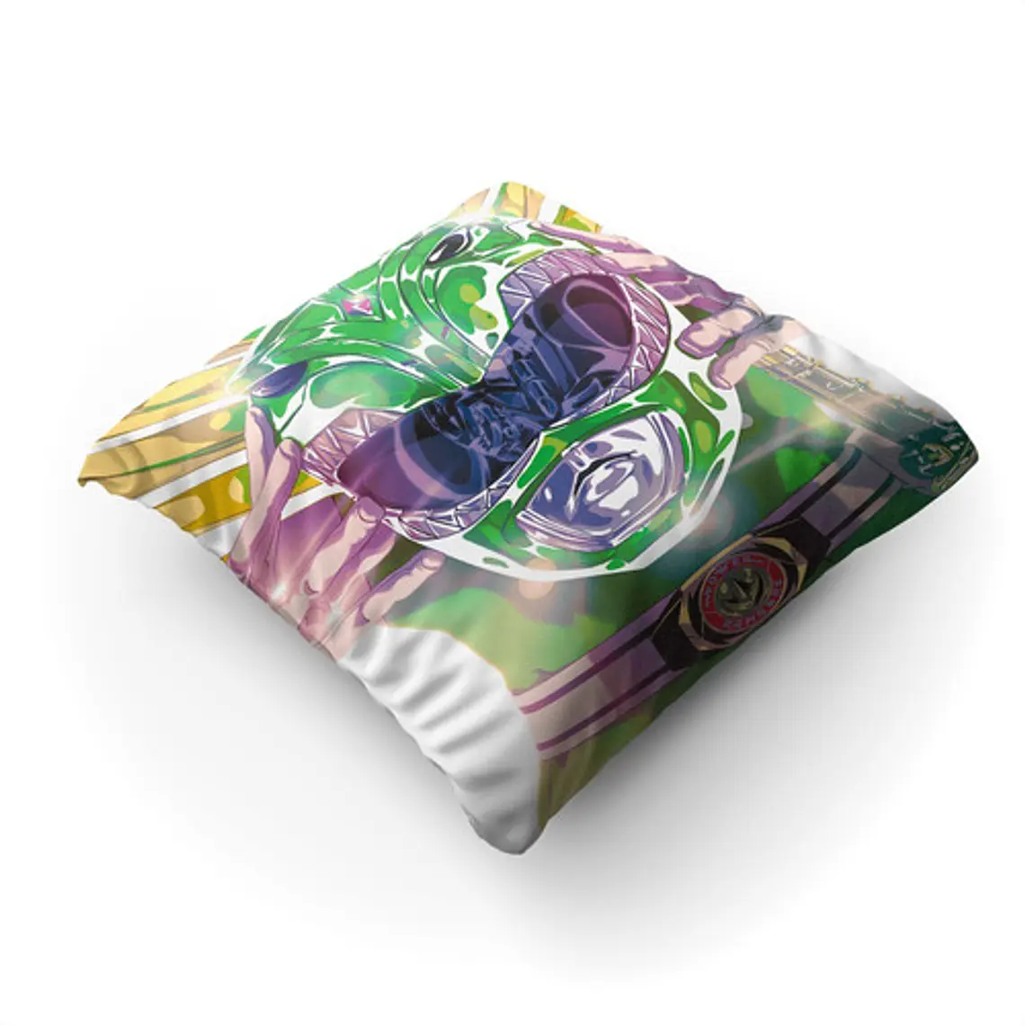 Cojín Power Rangers : Ranger Verde 45x45cm Vudú Love  2