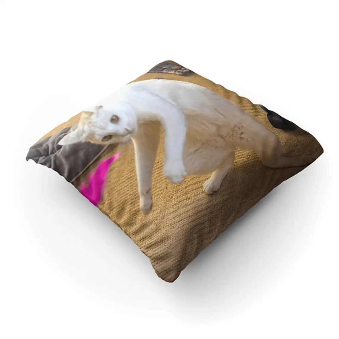 Cojín Gato Yo Lo Habia Ponido Aqui 45x45cm Vudú Love  2