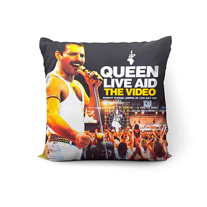 Cojín Queen: Live Aid Video 45x45cm Vudú Love 