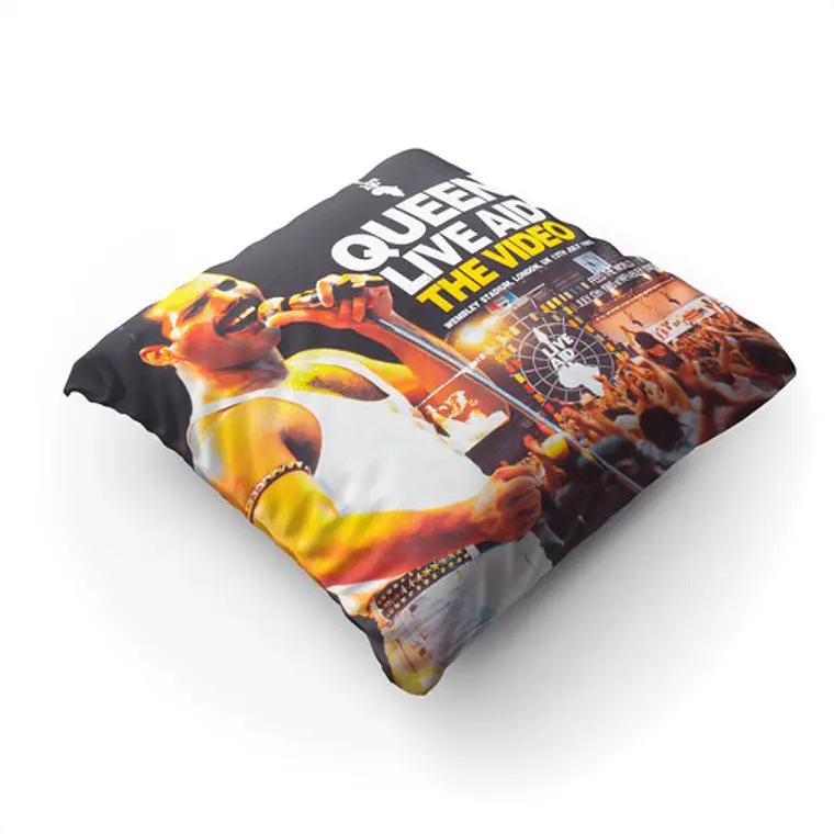 Cojín Queen: Live Aid Video 45x45cm Vudú Love  2