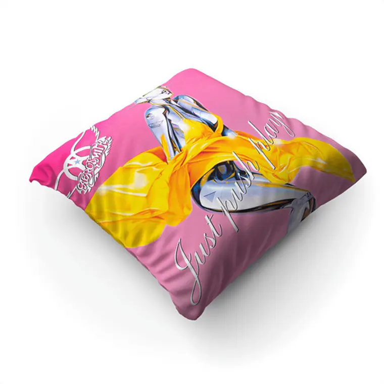 Cojín Aerosmith: Just Push Play 45x45cm Vudú Love  2