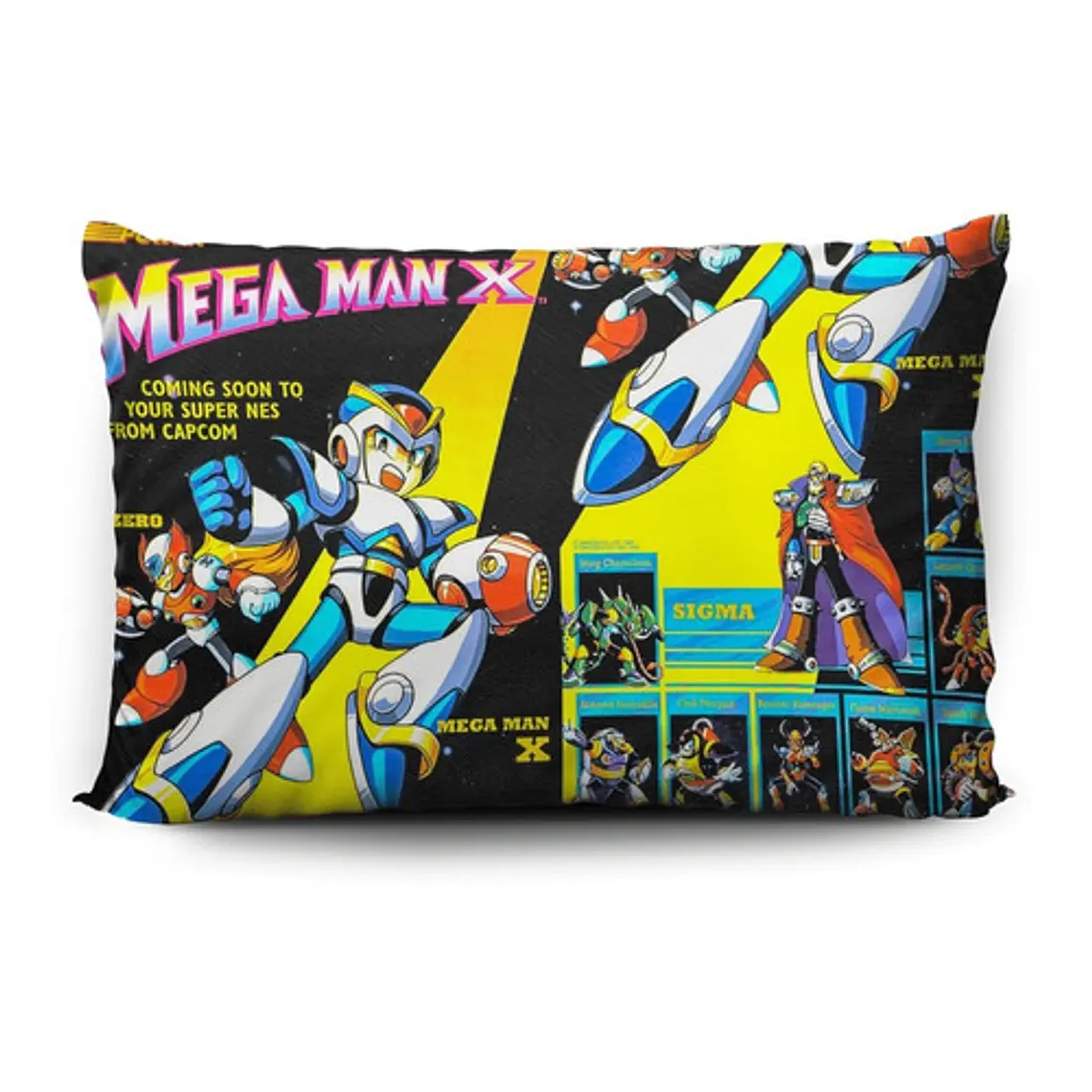 Funda De Almohada Mega Man X 70x45cm Vudú Love 2