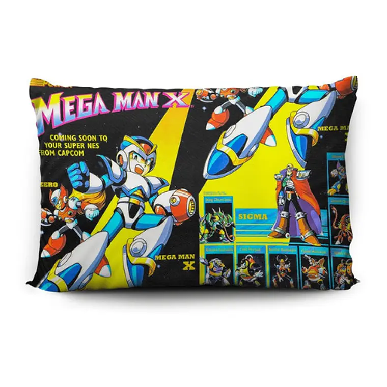 Funda De Almohada Mega Man X 70x45cm Vudú Love 2