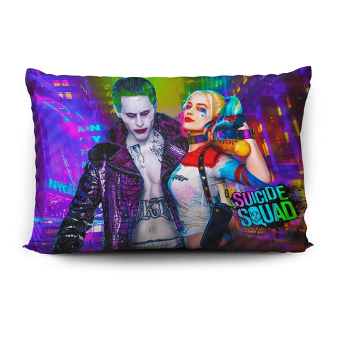 Funda De Almohada Suicide Squad 70x45cm Vudú Love  1