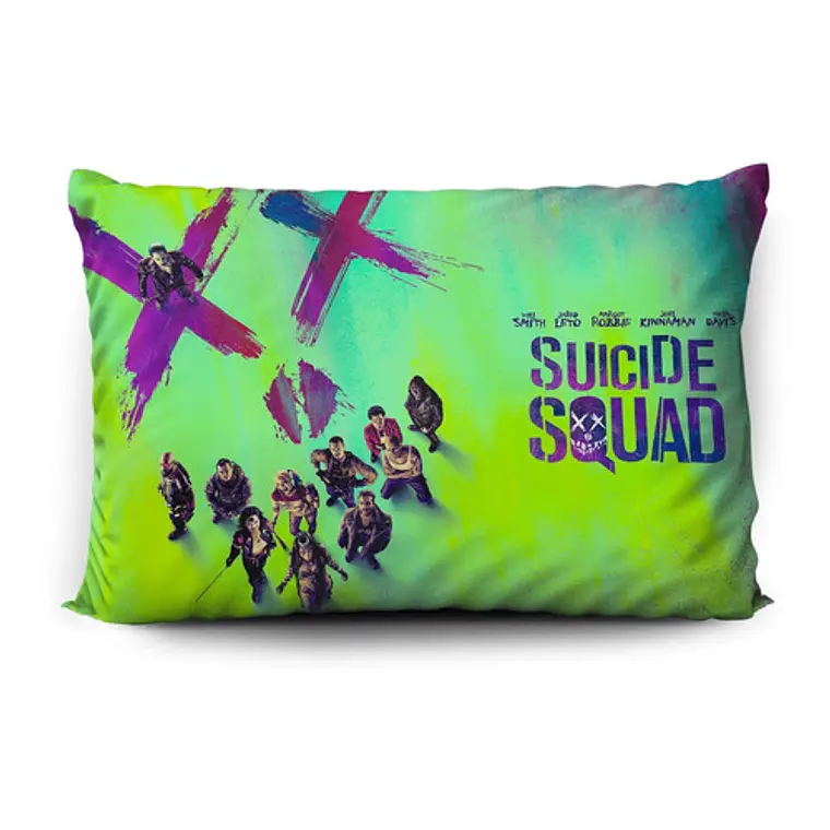 Funda De Almohada Suicide Squad 70x45cm Vudú Love  2
