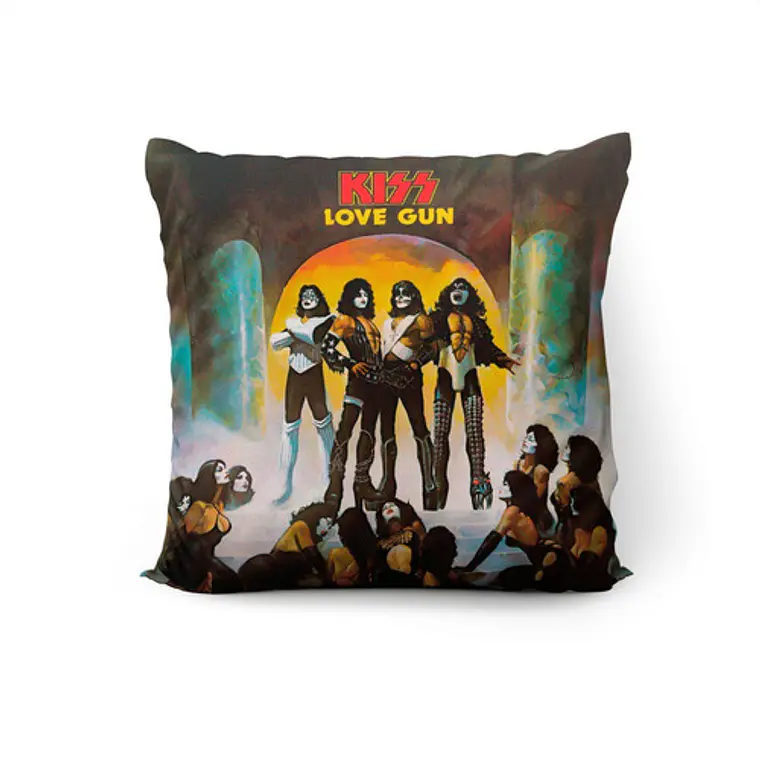 Cojín Kiss: Love Gun 45x45cm Vudú Love  1