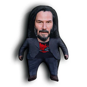 Cojín Keanu Reeves “El Keanu Chiquito” 40cm Vudú Love
