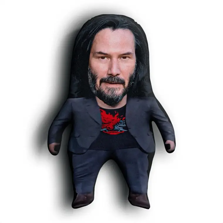 Cojín Keanu Reeves “El Keanu Chiquito” 40cm Vudú Love 1