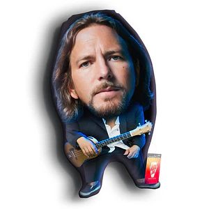 Cojín Peluche Eddie Vedder “El Pearl Jam Chiquito” 40cm Vudú Love