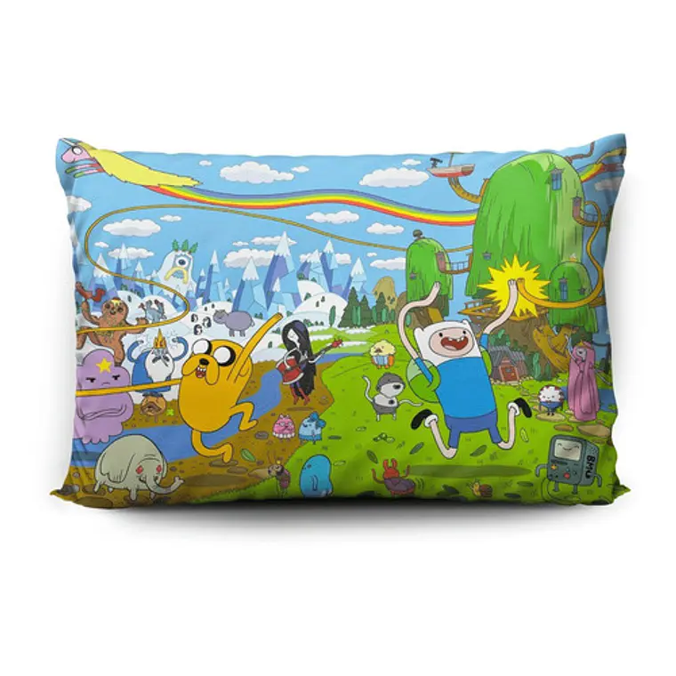 Funda De Almohada Hora De Aventura 70x45cm Vudú Love  1
