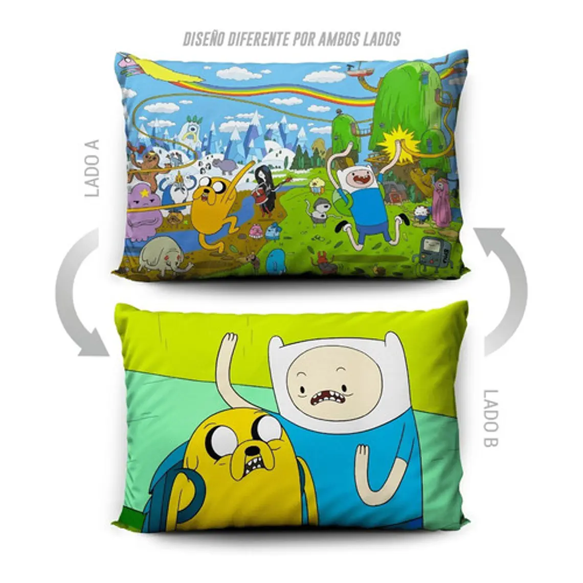 Funda De Almohada Hora De Aventura 70x45cm Vudú Love  5