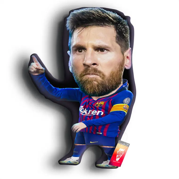 Cojín Peluche Lionel Messi Chiquito 40cm Vudú Love 1