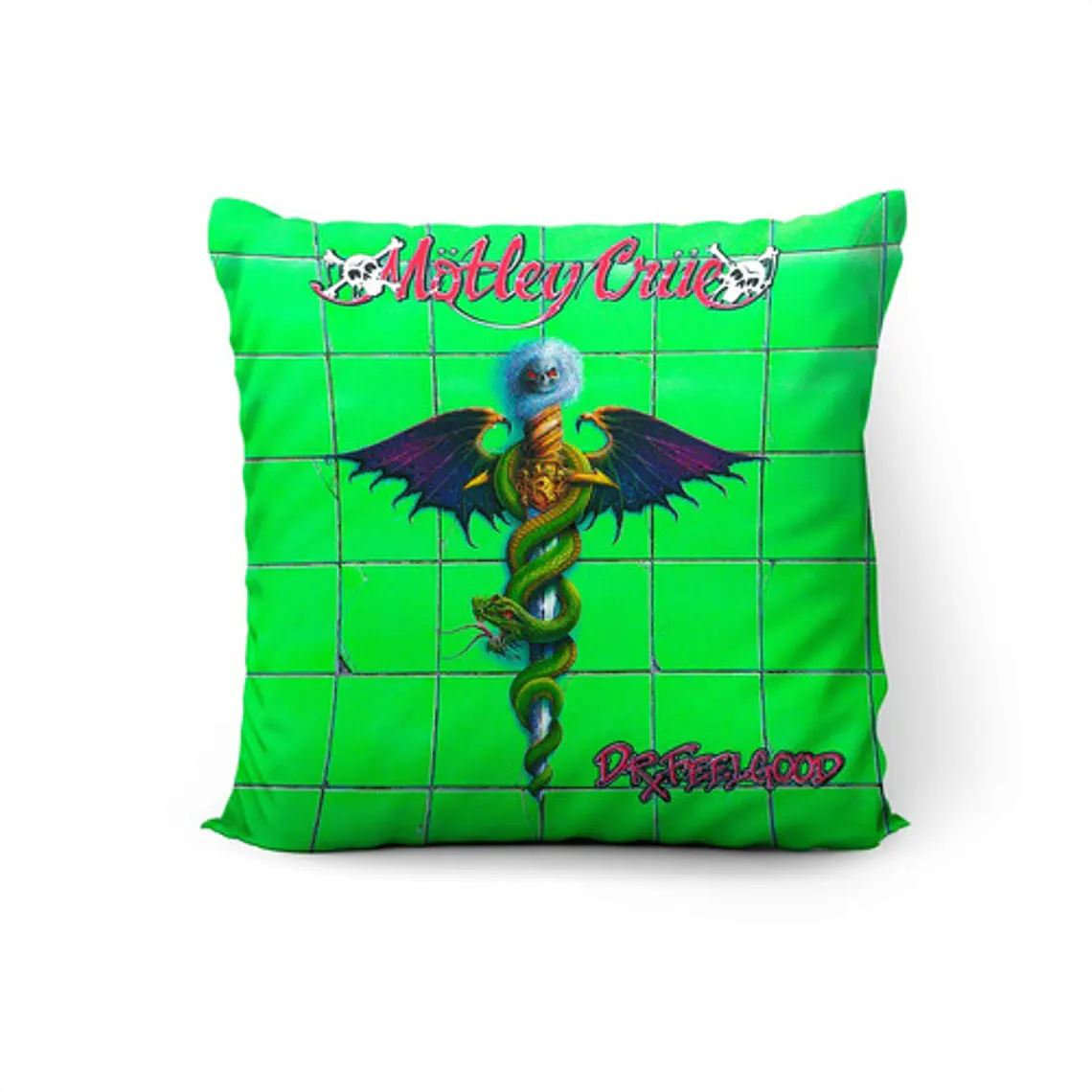 Cojín Motley Crue: Dr. Feelgood 45x45cm Vudú Love  1
