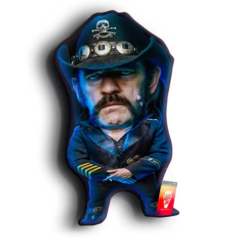 Cojín Lemmy Kilmister “El Lemmy Chiquito” 40cm Vudú Love 1
