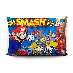Funda De Almohada Super Smash Bros 70x45cm Vudú Love 